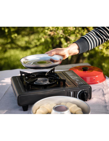 Base Redonda Antiadherente Omnia 249g con Tapa