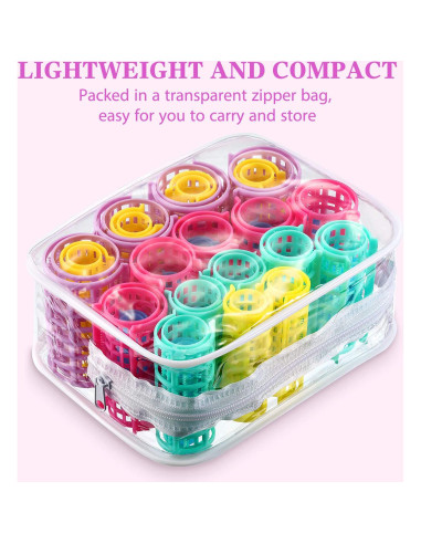 30 Rulos de Plástico Auto-Adhesivos WILLBOND - 5 Tamaños