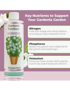 Fertilizante Líquido Gardenia Perfect Plants 226g - Potencia Floración 2