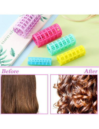 30 Rulos de Plástico Auto-Adhesivos WILLBOND - 5 Tamaños