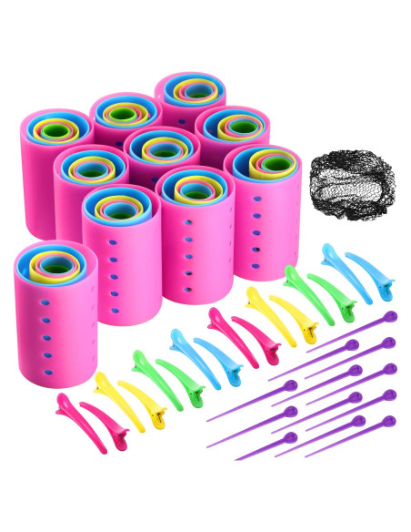 Juego de Rulos para Cabello WILLBOND 141 Piezas Multicolor