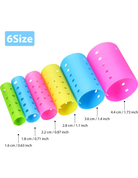 Juego de Rulos para Cabello WILLBOND 141 Piezas Multicolor