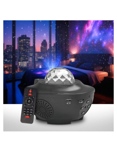 Proyector de Estrellas LED McNick BL-XK01 con Altavoz y USB