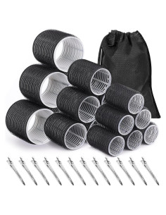 Juego de Rulos Anezus 30 Piezas con Clips y Bolsa - Volumen