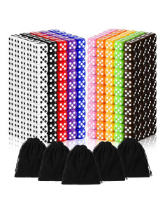 Dados Coloreados Syhood 500 Piezas 16mm para Juegos y Aula