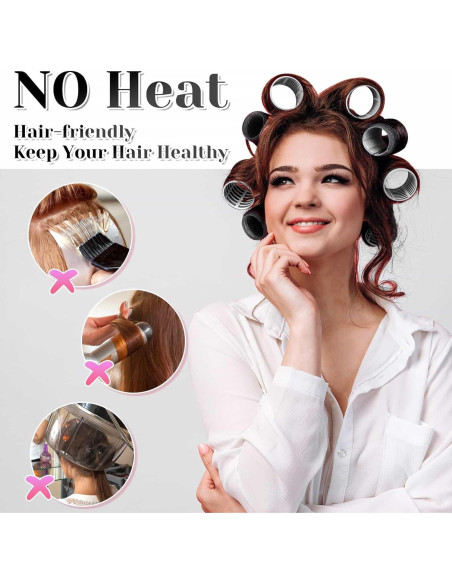 Juego de Rulos Anezus 30 Piezas con Clips y Bolsa - Volumen