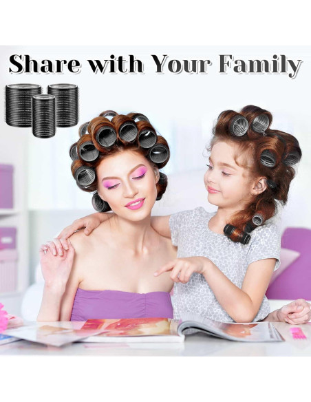 Juego de Rulos Anezus 30 Piezas con Clips y Bolsa - Volumen