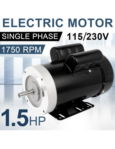 Motor Eléctrico 1.5HP Cuilvu 1750RPM TEFC IP55 115/230V