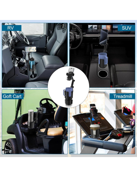 Soporte para Teléfono de Coche SAGRUILA 2 en 1 Portavasos