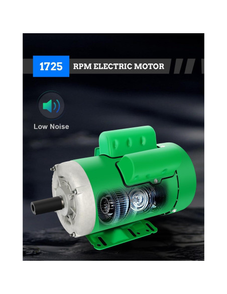 Motor Eléctrico 2HP FAHKNS Monofásico 145T TEFC 1725 RPM