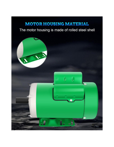 Motor Eléctrico 2HP FAHKNS Monofásico 145T TEFC 1725 RPM