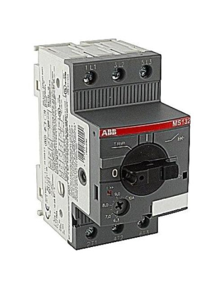 Arrancador de Motor Manual ABB MS132-6.3 6.3A 690V