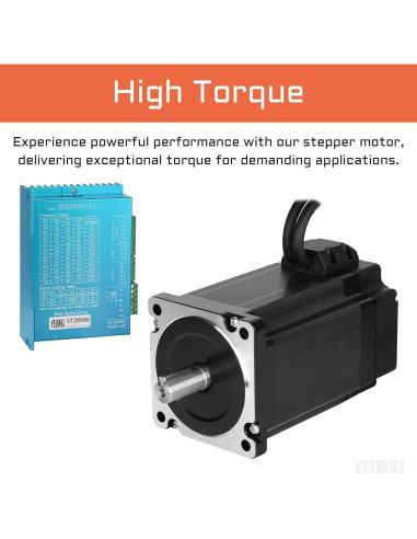 Kit Motor Paso a Paso Nema 34 8.5Nm con Controlador BHA860