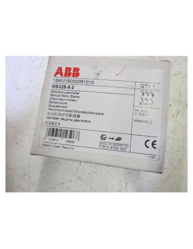 Iniciador de Motor Manual ABB MS325 1.7KW 9A Nuevo