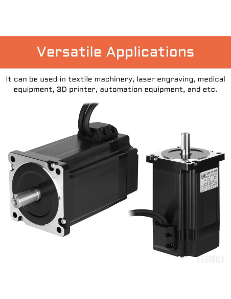 Kit Motor Paso a Paso Nema 34 8.5Nm con Controlador BHA860