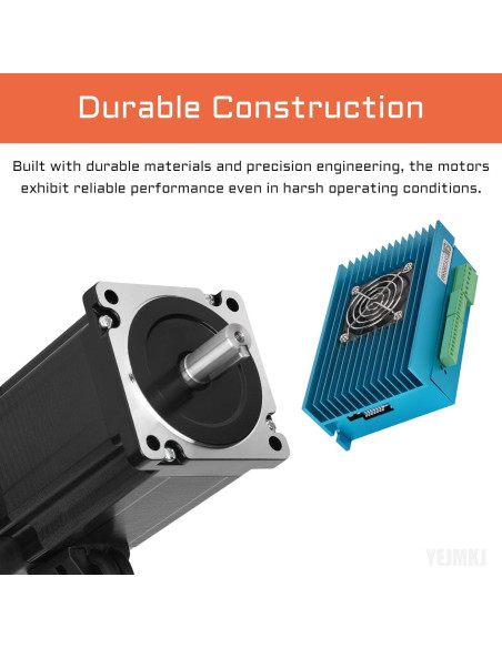 Kit Motor Paso a Paso Nema 34 8.5Nm con Controlador BHA860