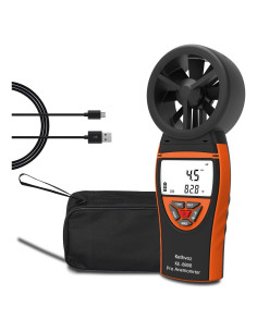 Anemómetro Digital Kethvoz KE-8808 - Medidor de Viento 0.3-30m/s