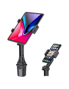 Soporte Ajustable para Tableta WizGear para Auto - Portavasos, 7" a 10.2"