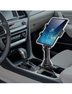 Soporte Ajustable para Tableta WizGear para Auto - Portavasos, 7" a 10.2" 2