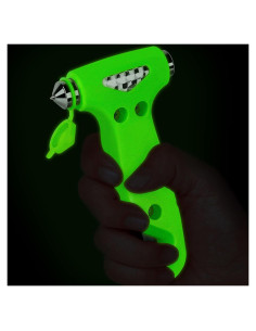 Martillo de Seguridad 6 en 1 THINKWORK Verde Fluorescente