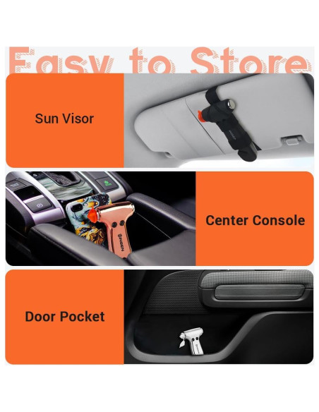 Rompe Ventana de Auto SINSEN 3-en-1 Cortador de Cinturón