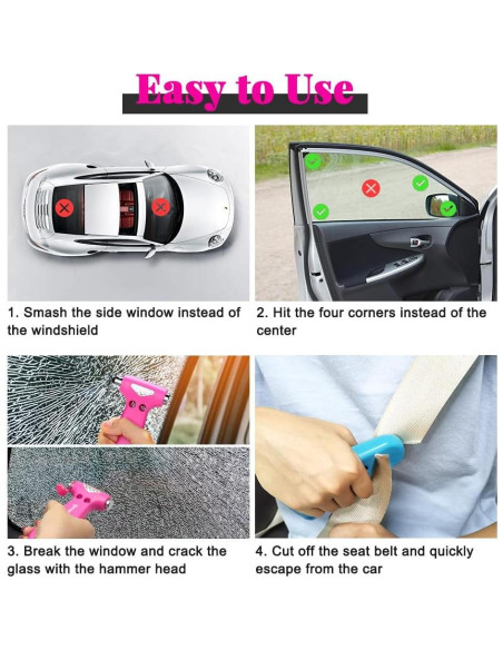 Rompe Ventana de Auto SINSEN 3-en-1 Cortador de Cinturón