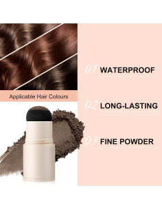 Barra de Polvo para Raíces Boobeen - Impermeable, 4.5g 2