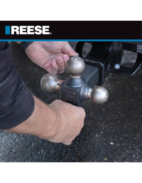 Montaje de bola de remolque Tri-Ball Reese 7039800 10,000 lbs