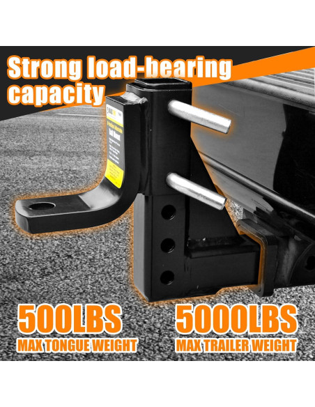 Enganche de Remolque MaxxHaul 70067 Ajustable 8 Posiciones 2267 kg