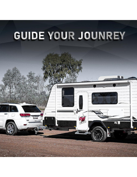 Enganche de Remolque GYO 4 en 1 10,000 lbs Negro Mate