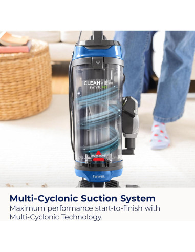 Aspiradora Bissell CleanView Swivel Pet 2024, 1L, 7.66kg