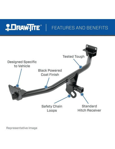 Enganche de Remolque Clase 2 Draw-Tite 36660 para Ford EcoSport 2018-2022