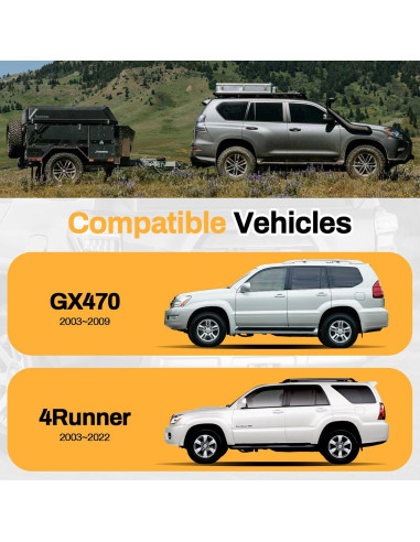 Enganche de Remolque Pulaim GX470 para Lexus y Toyota 4Runner