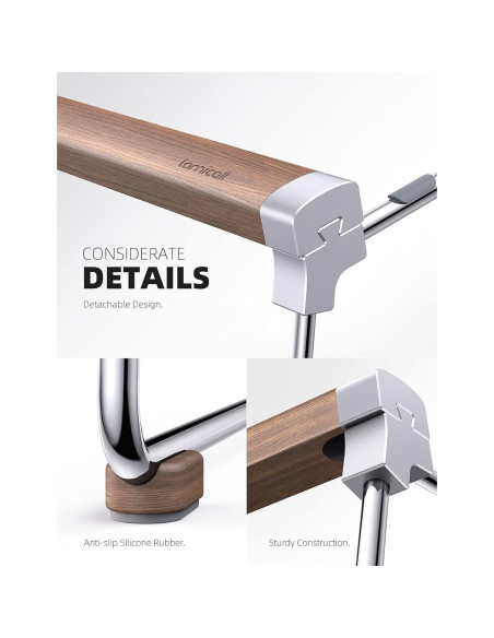 Soporte para teléfono Lamicall con cuello de ganso y base de madera