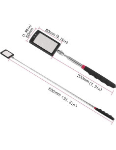 Espejo de Inspección Telescópico Enbar con Luz LED 34" 2