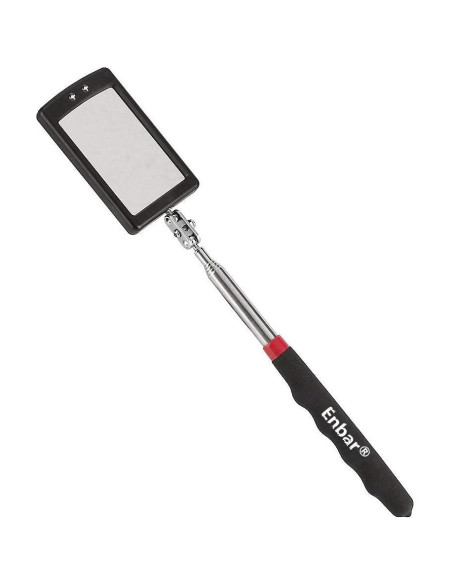 Espejo de Inspección Telescópico Enbar con Luz LED 34"