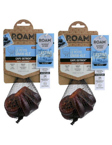Golosinas Masticables para Perros ROAM Avestruz 2 Unidades