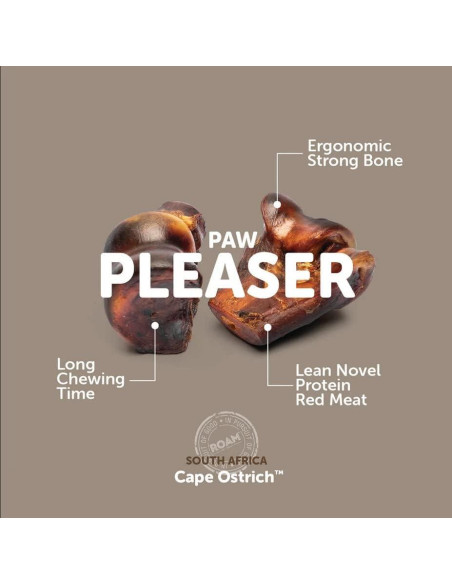 Golosinas Masticables para Perros ROAM Avestruz 2 Unidades