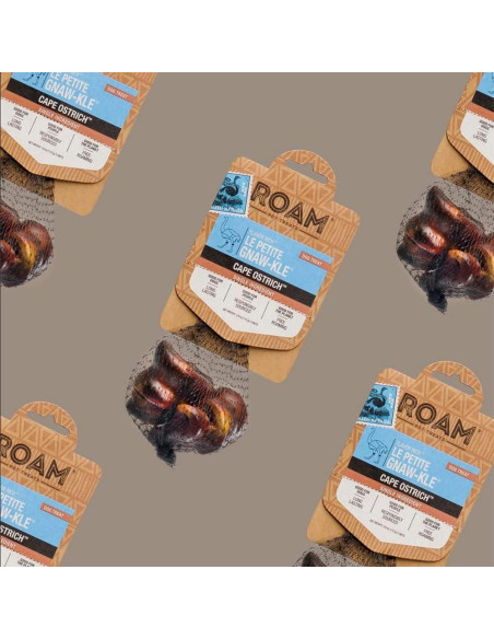 Golosinas Masticables para Perros ROAM Avestruz 2 Unidades