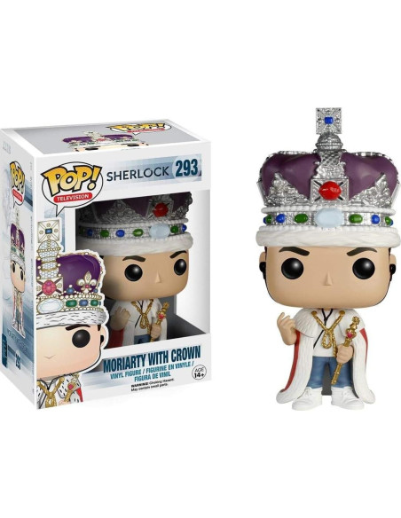 Funko Pop TV Sherlock - Figura Coleccionable Moriarty 9.5 cm