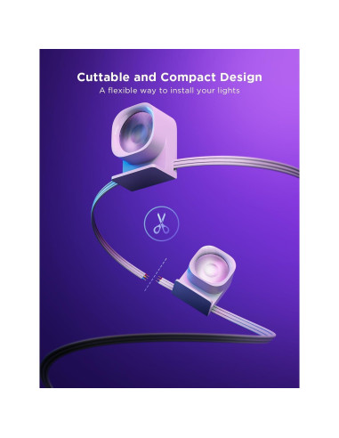 Luces LED Inteligentes Govee RGBIC 2.99m Color Blanco