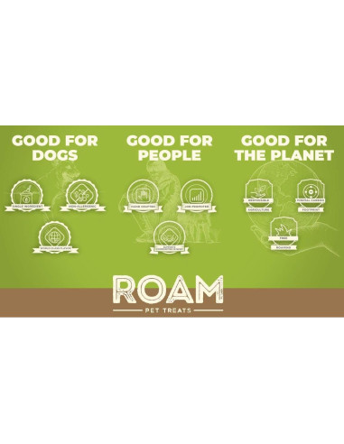 Golosinas Masticables para Perros Roam Avestruz 2 Unidades