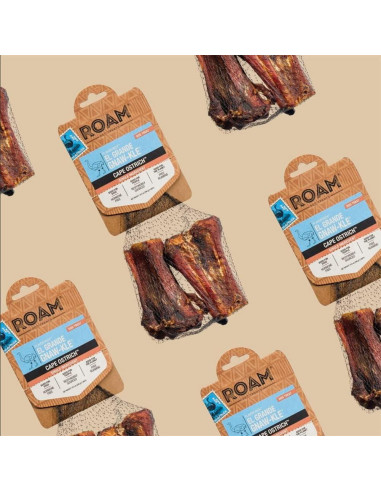 Golosinas Masticables para Perros Roam Avestruz 2 Unidades