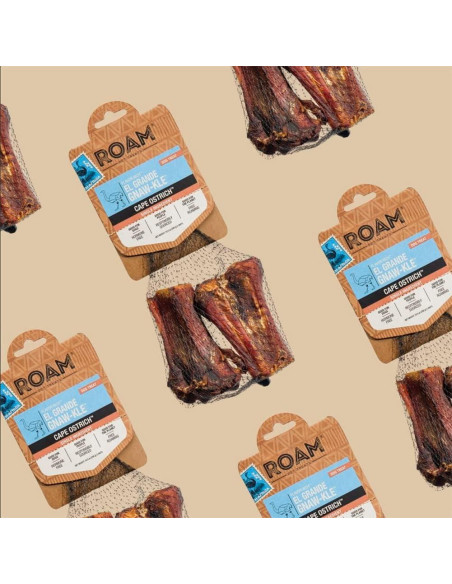 Golosinas Masticables para Perros Roam Avestruz 2 Unidades