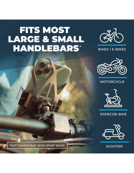 Soporte Universal para Teléfono Roam - Ajustable 9.14 cm - 360