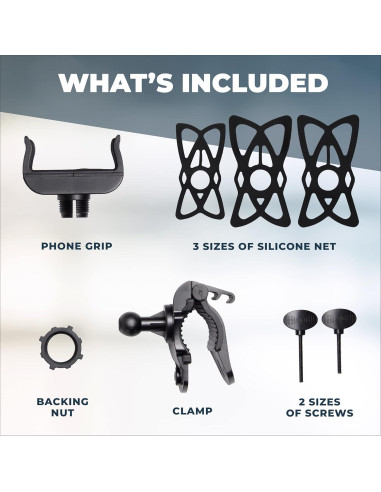 Soporte Universal para Teléfono Roam - Ajustable 9.14 cm - 360