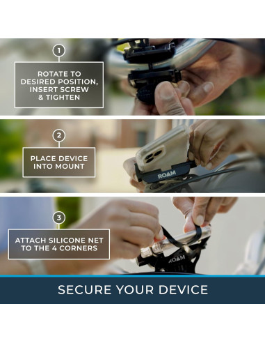 Soporte Universal para Teléfono Roam - Ajustable 9.14 cm - 360