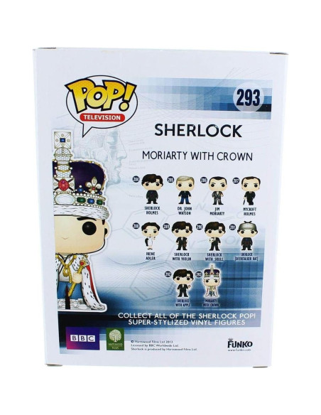 Funko Pop TV Sherlock - Figura Coleccionable Moriarty 9.5 cm
