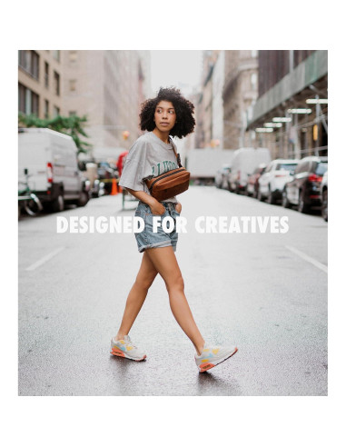 Bolso Cruzado Compacto Evergreen Legacy Cuero Genuino Negro