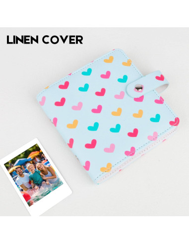 Álbum de Fotos Rekeen 112 Bolsillos 2x3 Pulgadas Azul